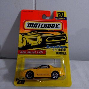 '97 Firebird Formula; Matchbox #20 of 75 Vehicles -- ITEM #163